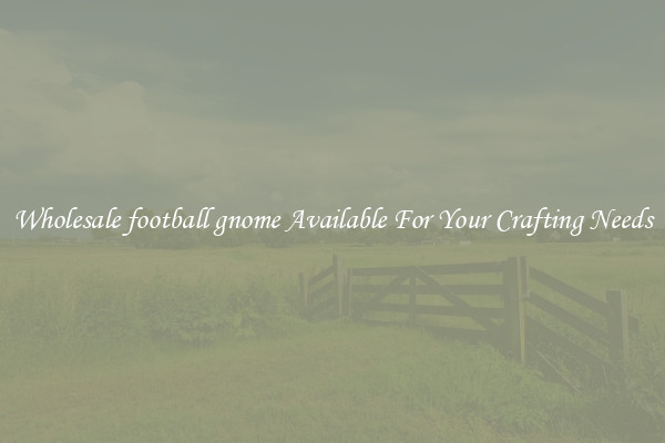 Wholesale football gnome Available For Your Crafting Needs
