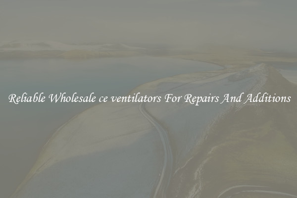 Reliable Wholesale ce ventilators For Repairs And Additions