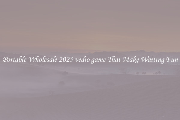 Portable Wholesale 2023 vedio game That Make Waiting Fun