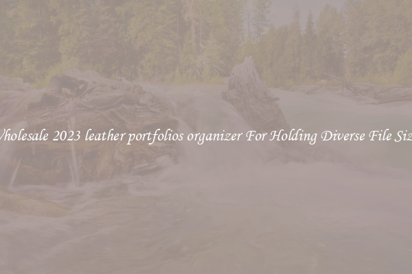 Wholesale 2023 leather portfolios organizer For Holding Diverse File Sizes