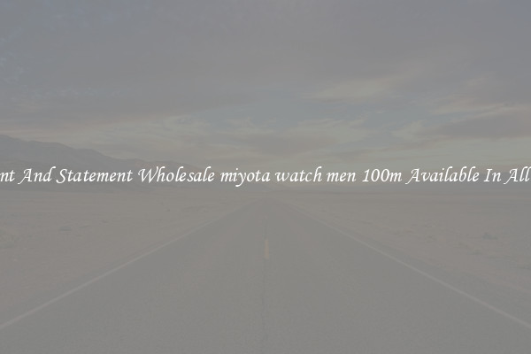 Elegant And Statement Wholesale miyota watch men 100m Available In All Styles