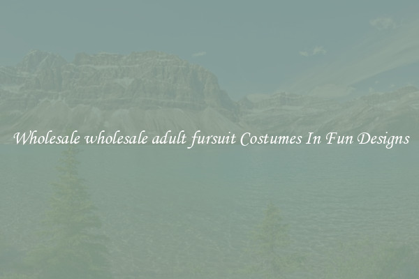 Wholesale wholesale adult fursuit Costumes In Fun Designs