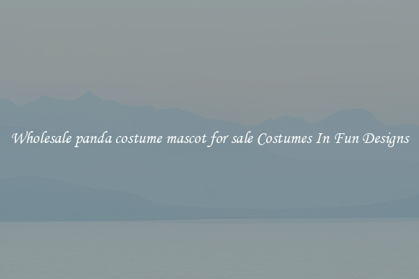 Wholesale panda costume mascot for sale Costumes In Fun Designs